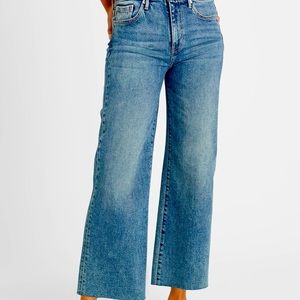 NWT Banana Republic hi-rise, wide-leg crop jeans